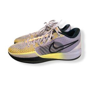 Nike React Kyrie Infinity Basketball Shoes Sz 7.5 Yellow/Purple/Black Gradient D